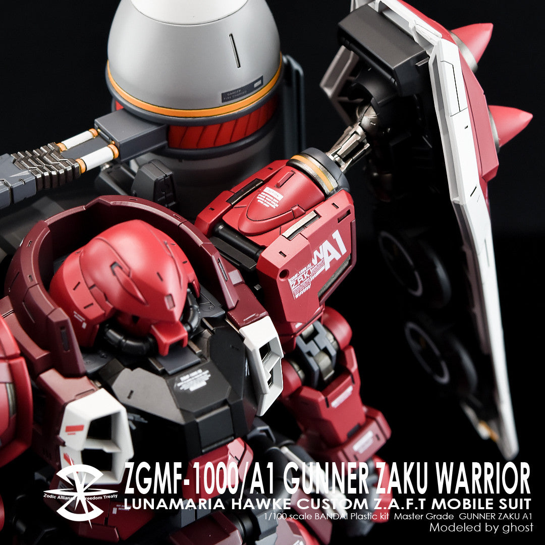 G-Rework [MG] ZGMF-100/A1 Gunner Zaku Warrior (custom decal)