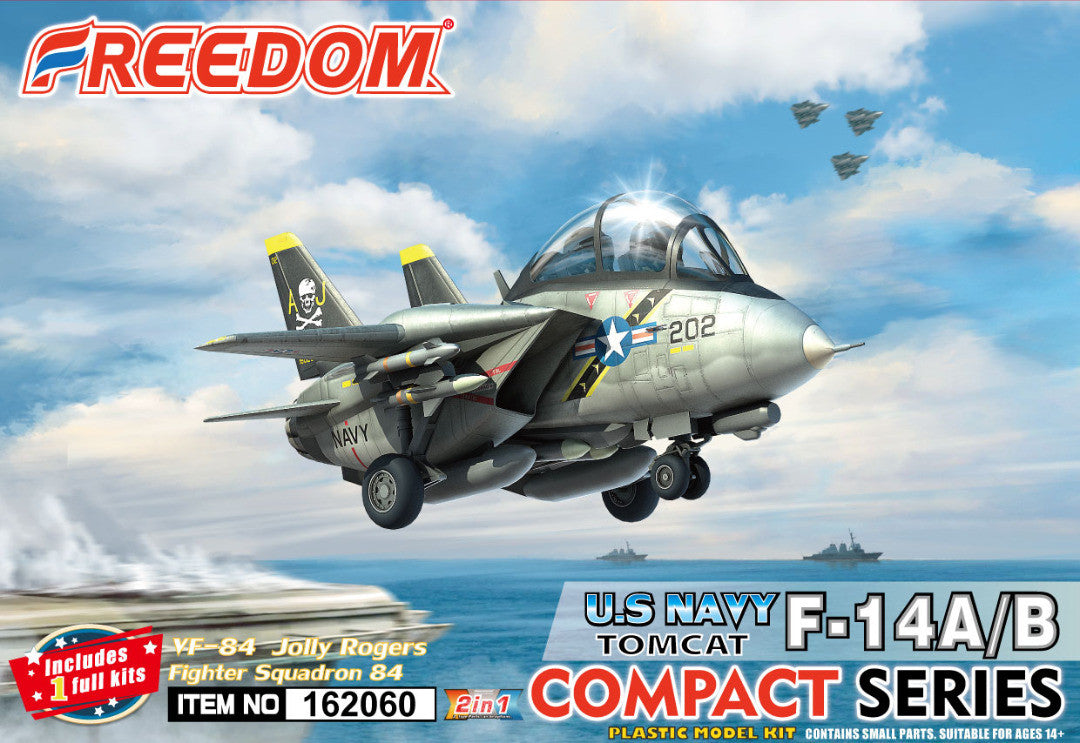 Freedom Compact Series U.S Navy VF-84 Jolly Rogers Tomcat F-14A/B (162060)