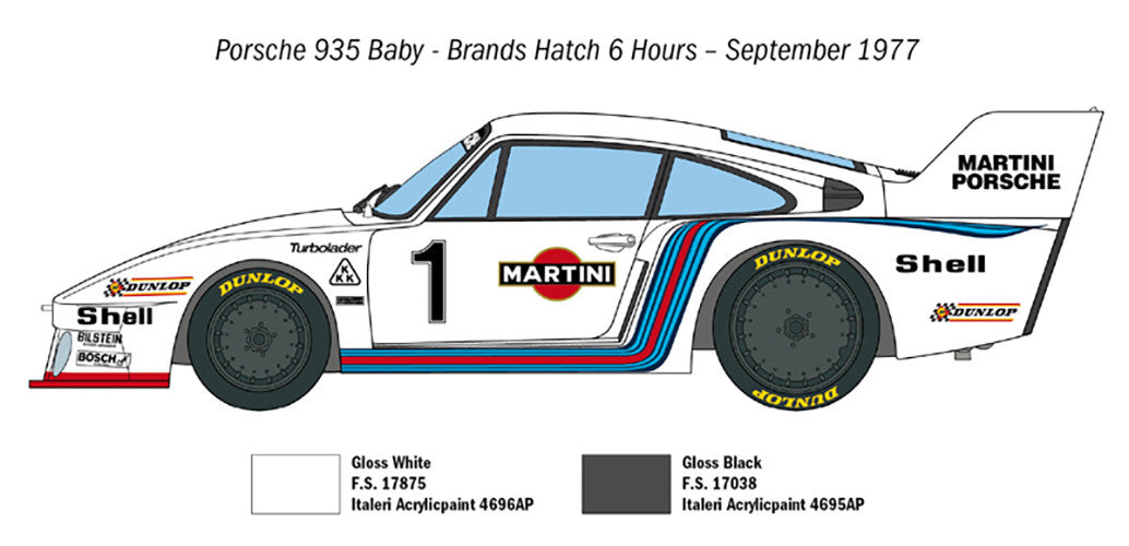 Italeri 1/24 Porsche 935 Baby (No 3639)