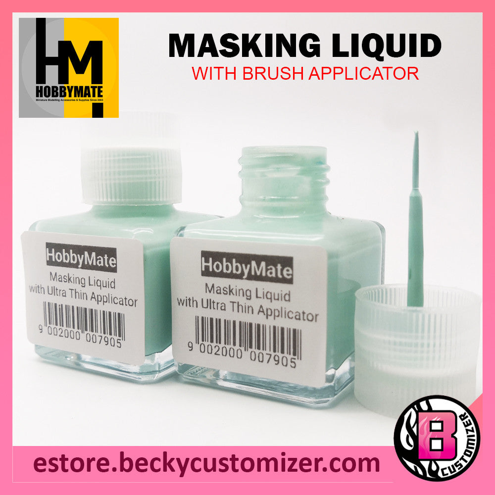 Hobbymate Masking Liquid 40ml with ultra thin applicator