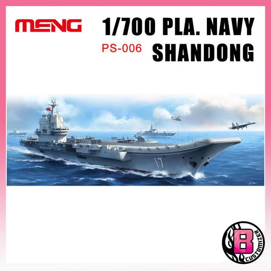 Meng Model PS-006 1/700 PLA. Navy Shandong aircraft carrier