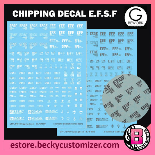 G-Rework Chipping decal EFSF (custom design decal)