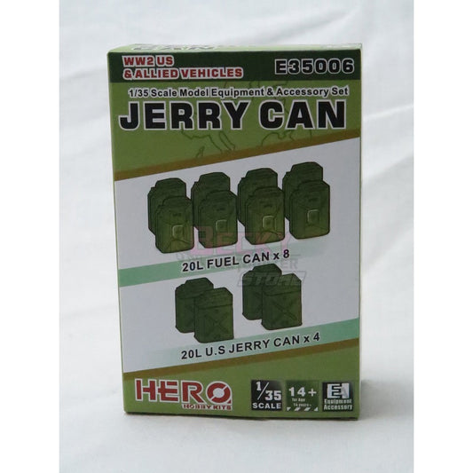 E35006 Hero 1/35 Jerry Can of WW2 & Allied vehicles