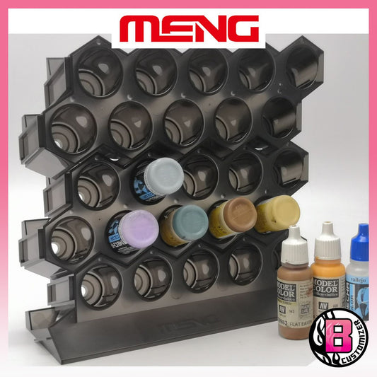 Meng model MTS-043 modular acrylic paint rack (Base set and expansion)