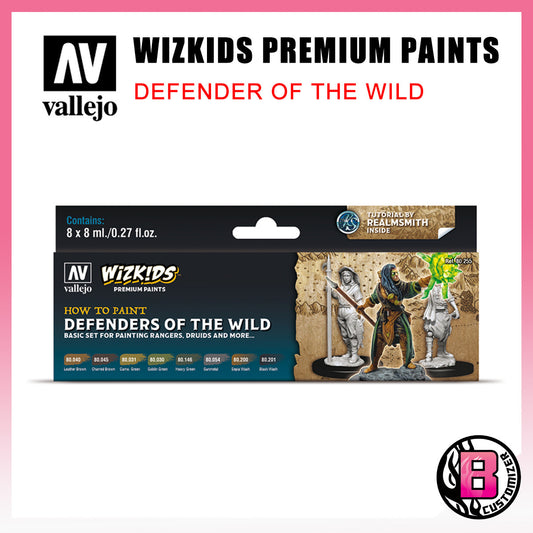 Vallejo Wizkids Defender of the wild (80.255) Acrylic color set