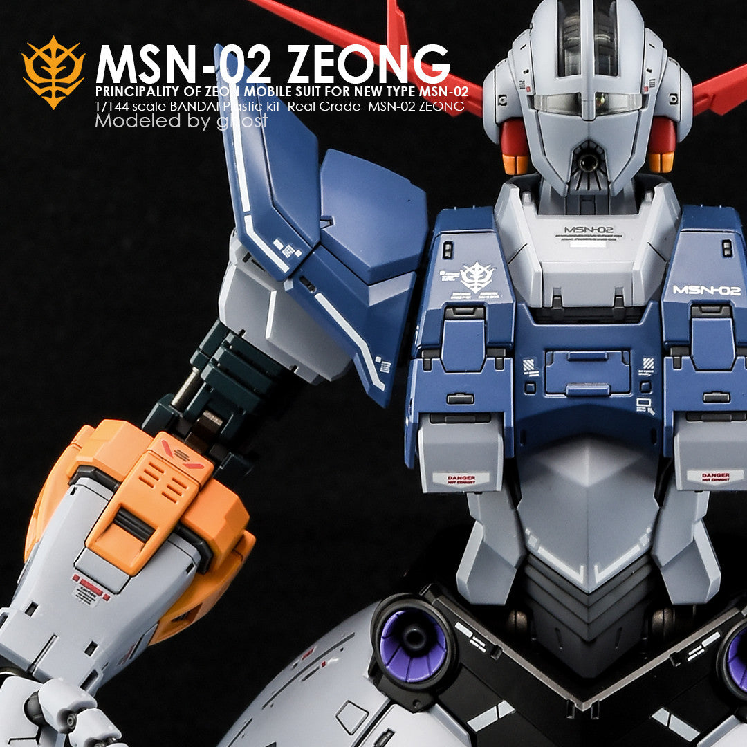 G-Rework [RG] MSN-02 Zeong (custom decal)