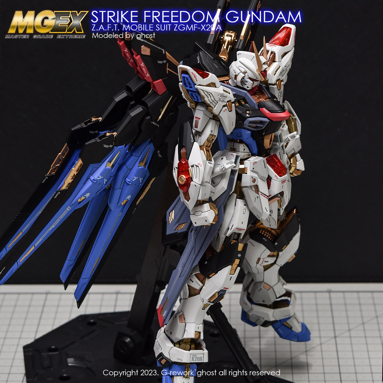 G-Rework MGEX Strike Freedom Gundam (water slide decal) – Becky ...
