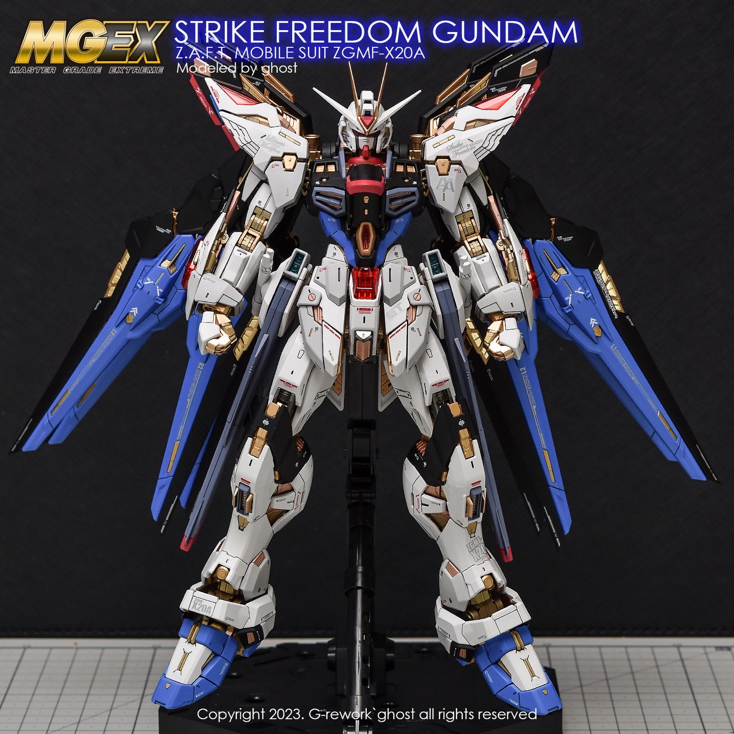 G-Rework MGEX Strike Freedom Gundam (water slide decal)