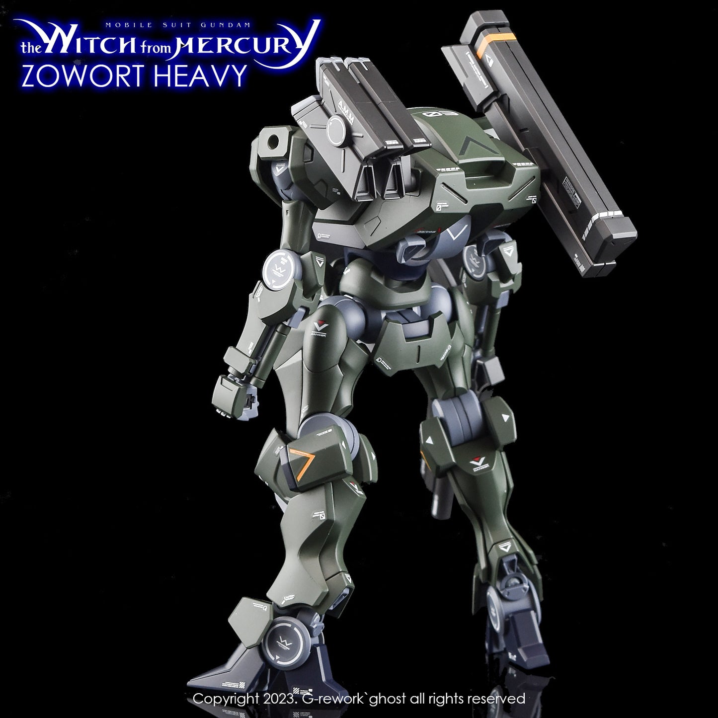 G-Rework [HG] Zowort Heavy / Witch from Mercury (water decal)