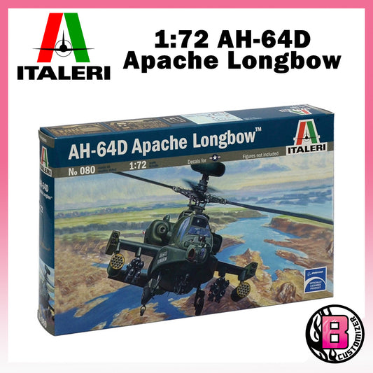 Italeri 1/72 scale AH-64D Apache Longbow (No 080)