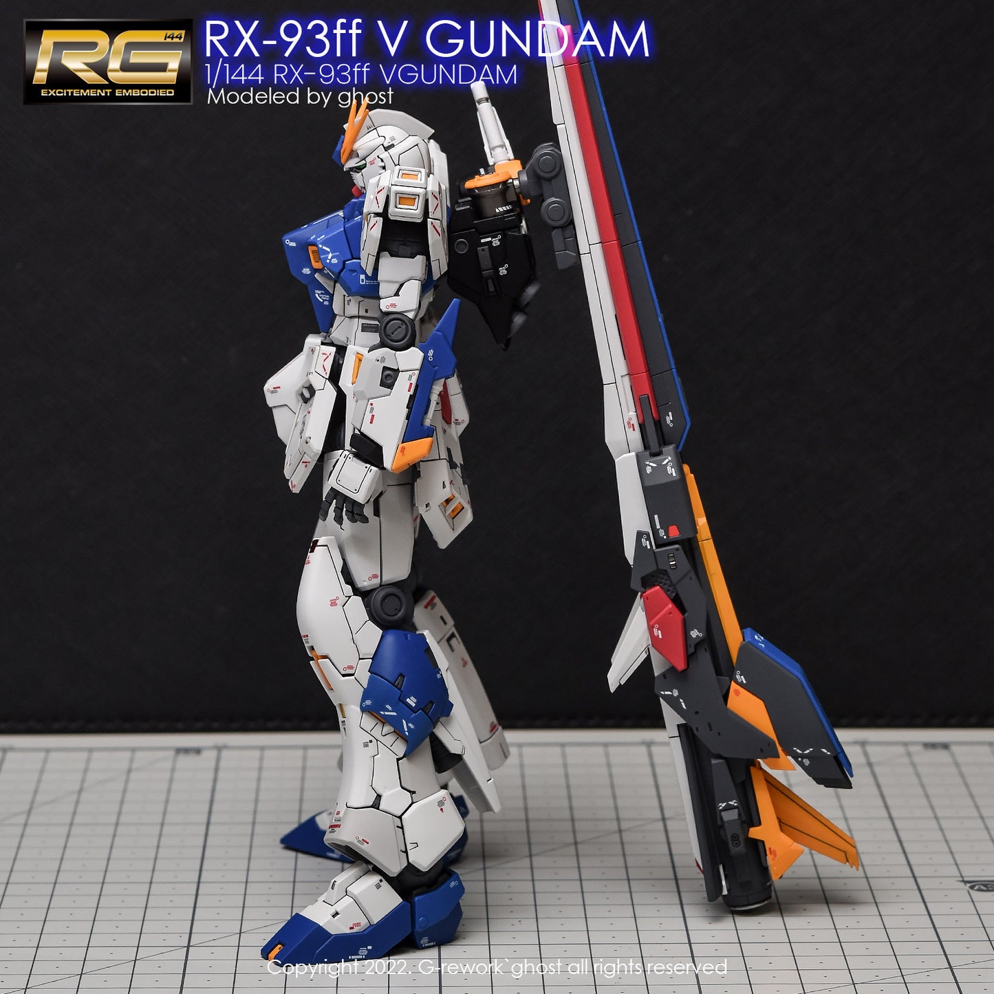 G-Rework [RG] RX-93FF Nu Gundam (water slide decal)