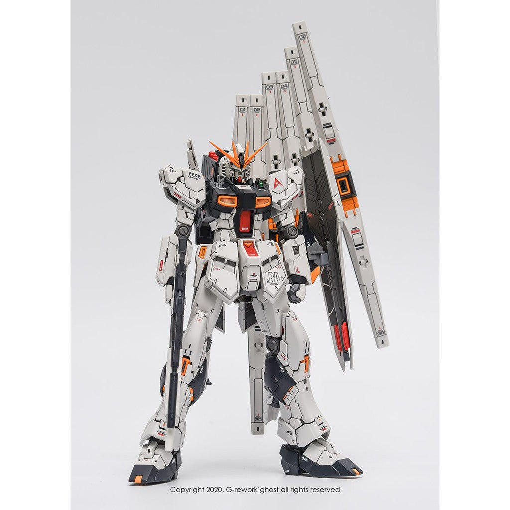 G-Rework RG 1/144 Nu Gundam custom design water decal – Becky ...