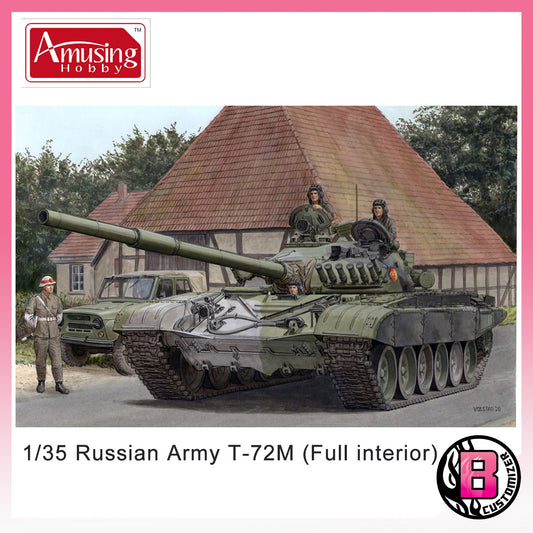 Amusing Hobby 1/35 Russian Army Tank T-72M1 (Full interior) (35A038)