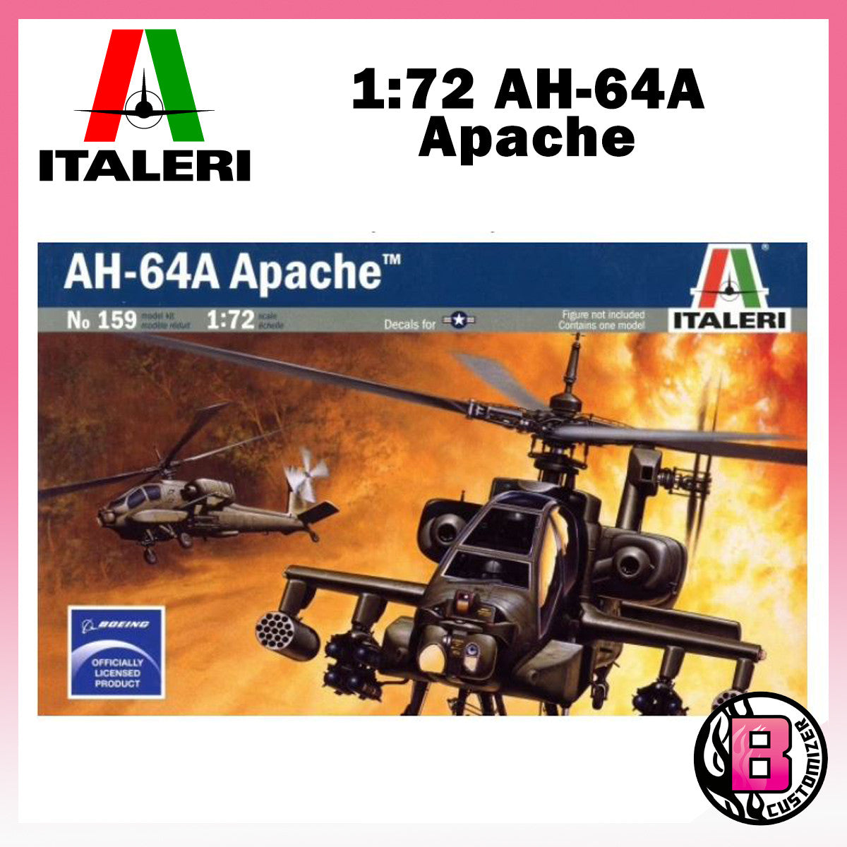 Italeri 1/72 AH-64A Apache (No 159)