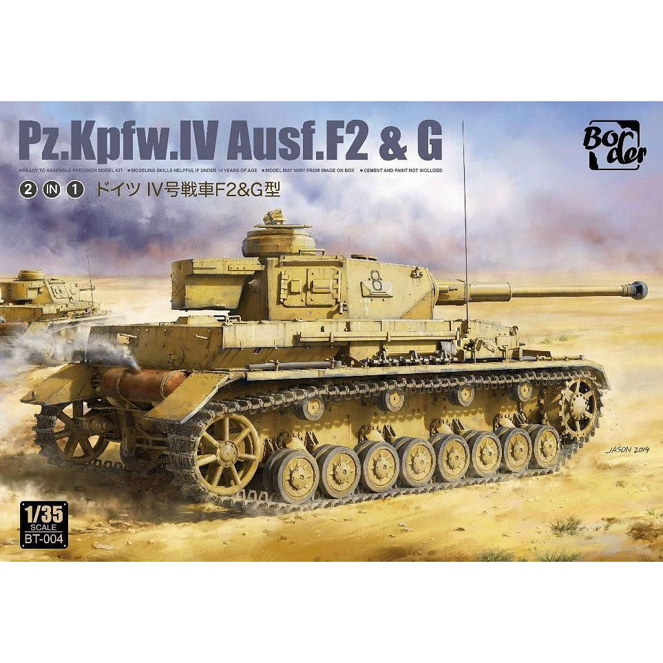 Border Model 1/35 scale Pz.Kpfw.IV Ausf. F2 & G