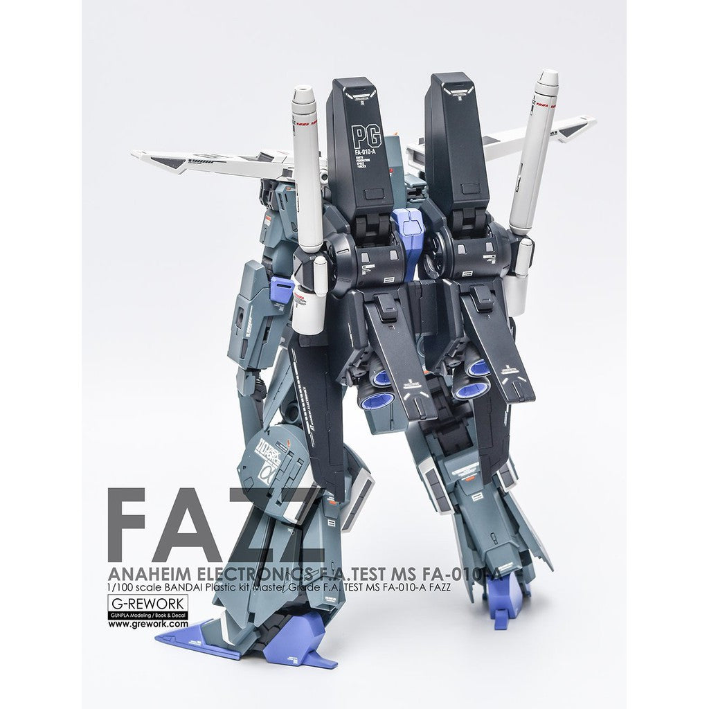 G-Rework MG FAZZ Gundam custom design water decal