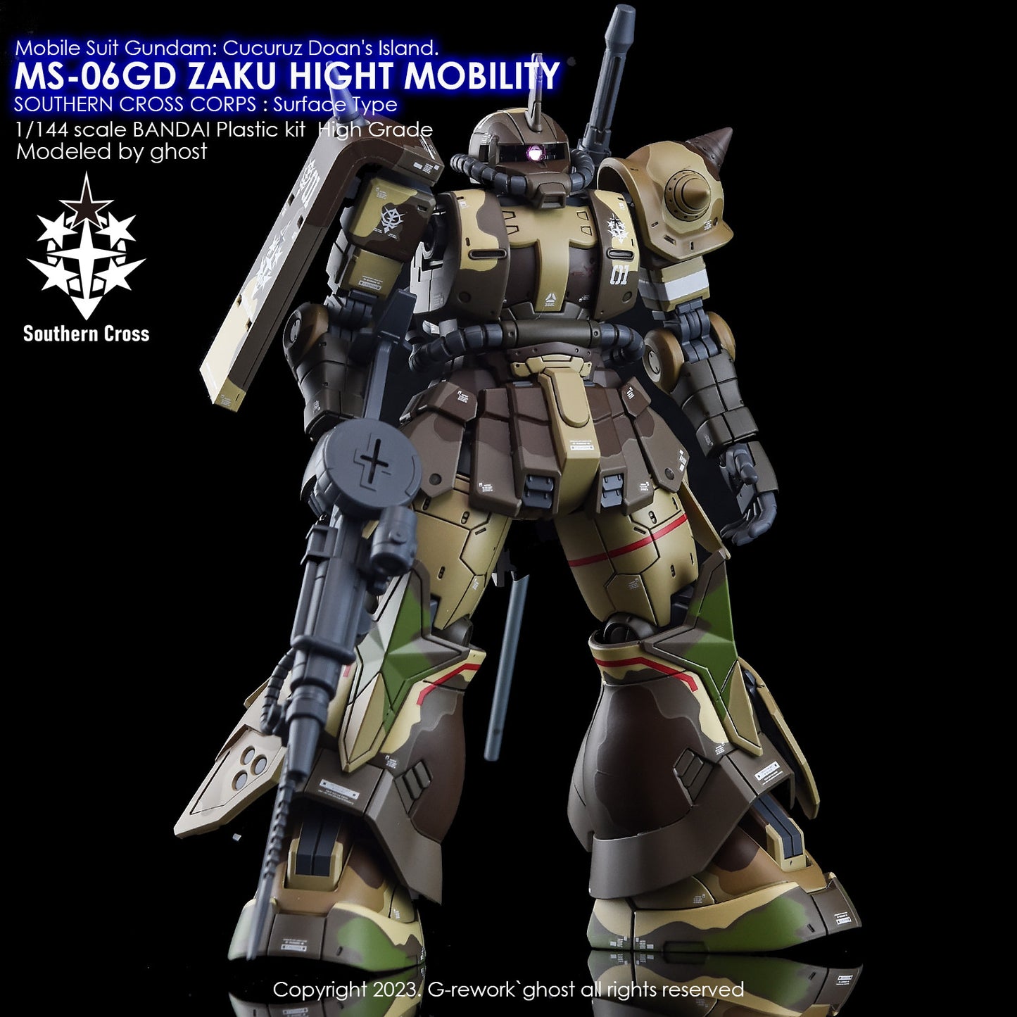 G-Rework [HG] MS-06GD ZAKU HIGHT MOBILITY GROUNT TYPE (water decal)