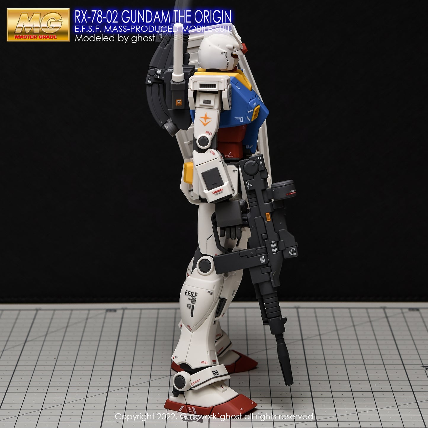 G-Rework MG The Origin Gundam RX-78-2 custom design decal