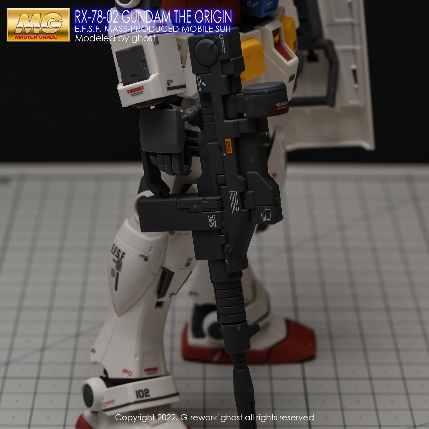 G-Rework MG The Origin Gundam RX-78-2 custom design decal