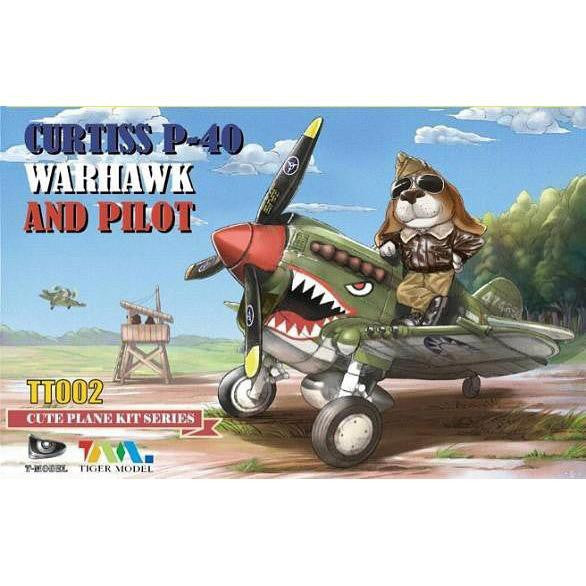 Tiger Model TT002 Curtiss P-40 Warhawk And Pilot