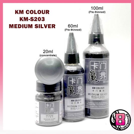 KM colour Medium Silver (KM-S203)