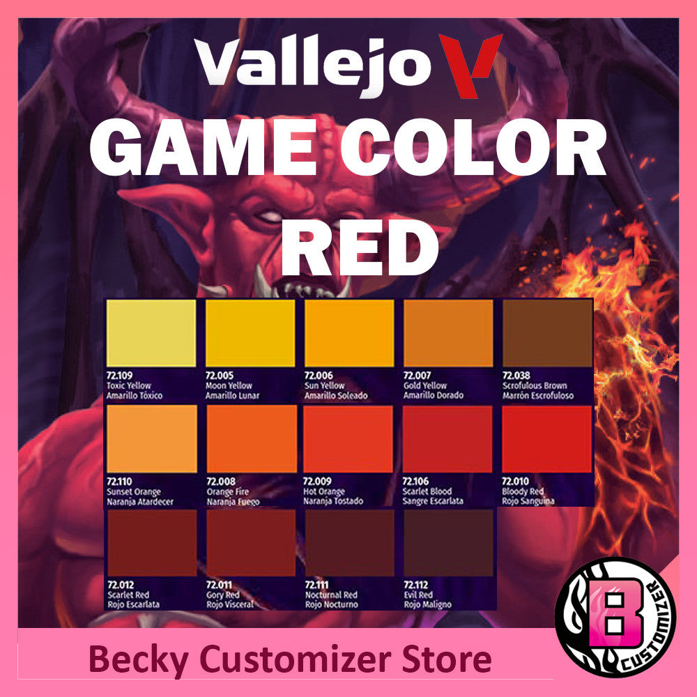 Vallejo Game Color 02 (Yellow & Red) – Becky Customizer Store