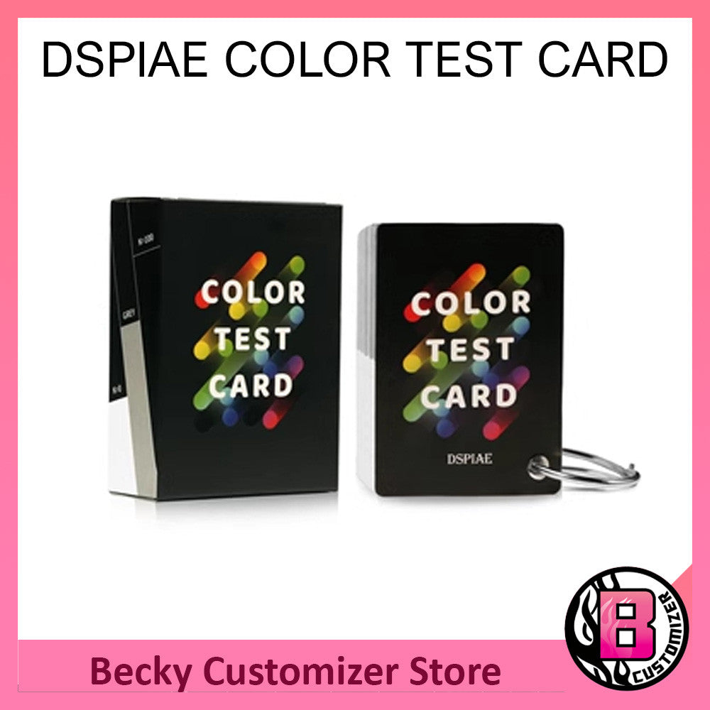 DSPIAE CC01 Model Paint Color Test Card