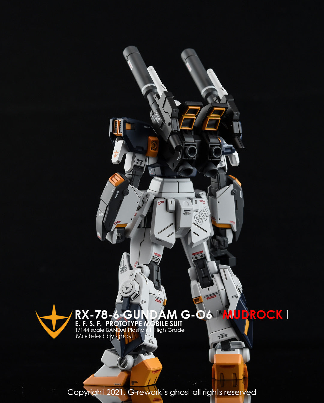 G-Rework [HG] RX-78-06 Mudrock (custom water decal)