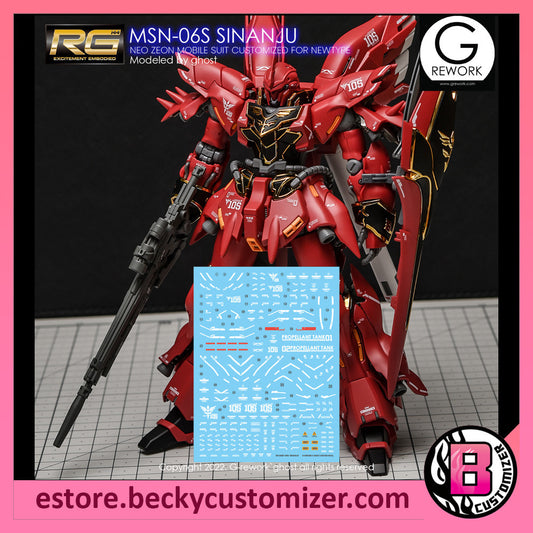 G-Rework [RG] SINANJU (water decal)