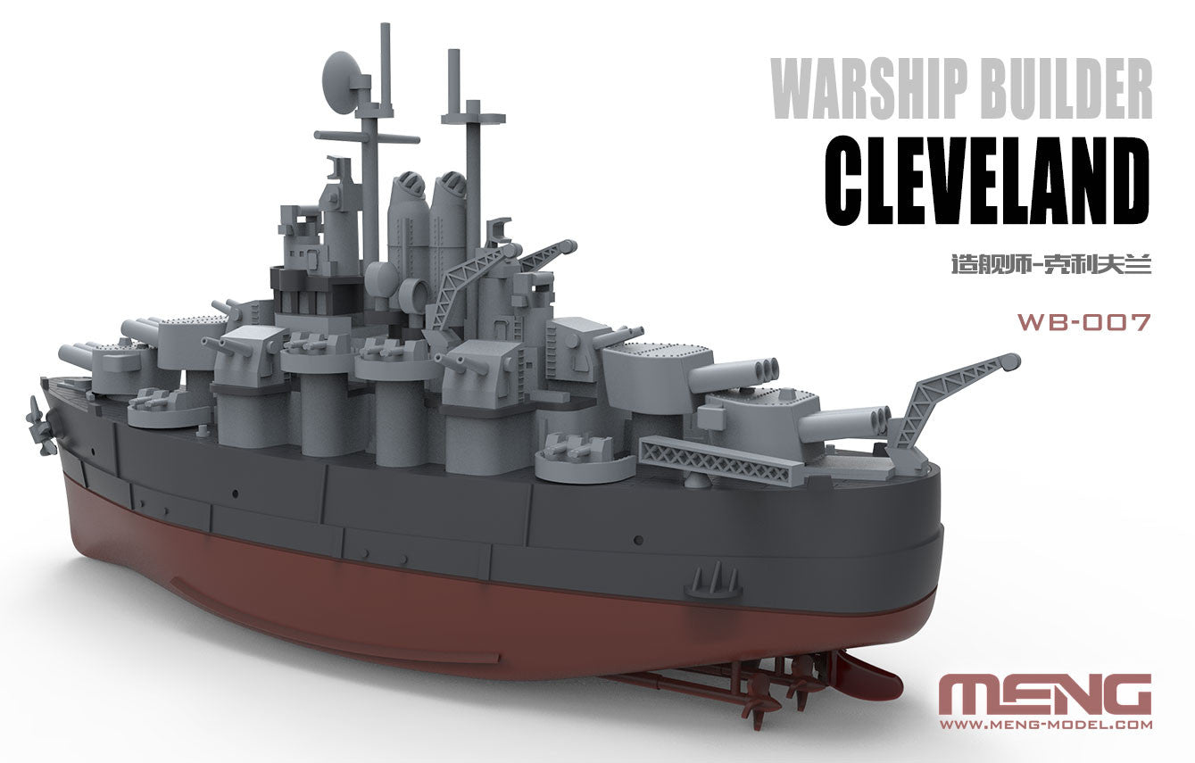 Meng Warship Builder WB-007 Cleveland