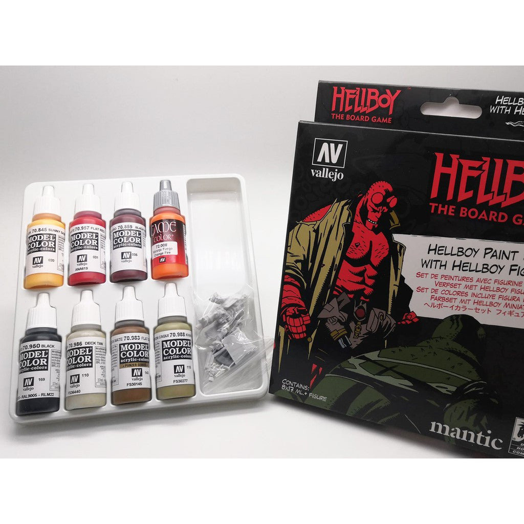 Vallejo Hellboy board game paint set (with resin figure)