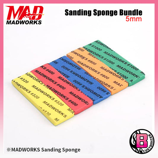 Madworks Sanding Sponge Bundle (5mm)