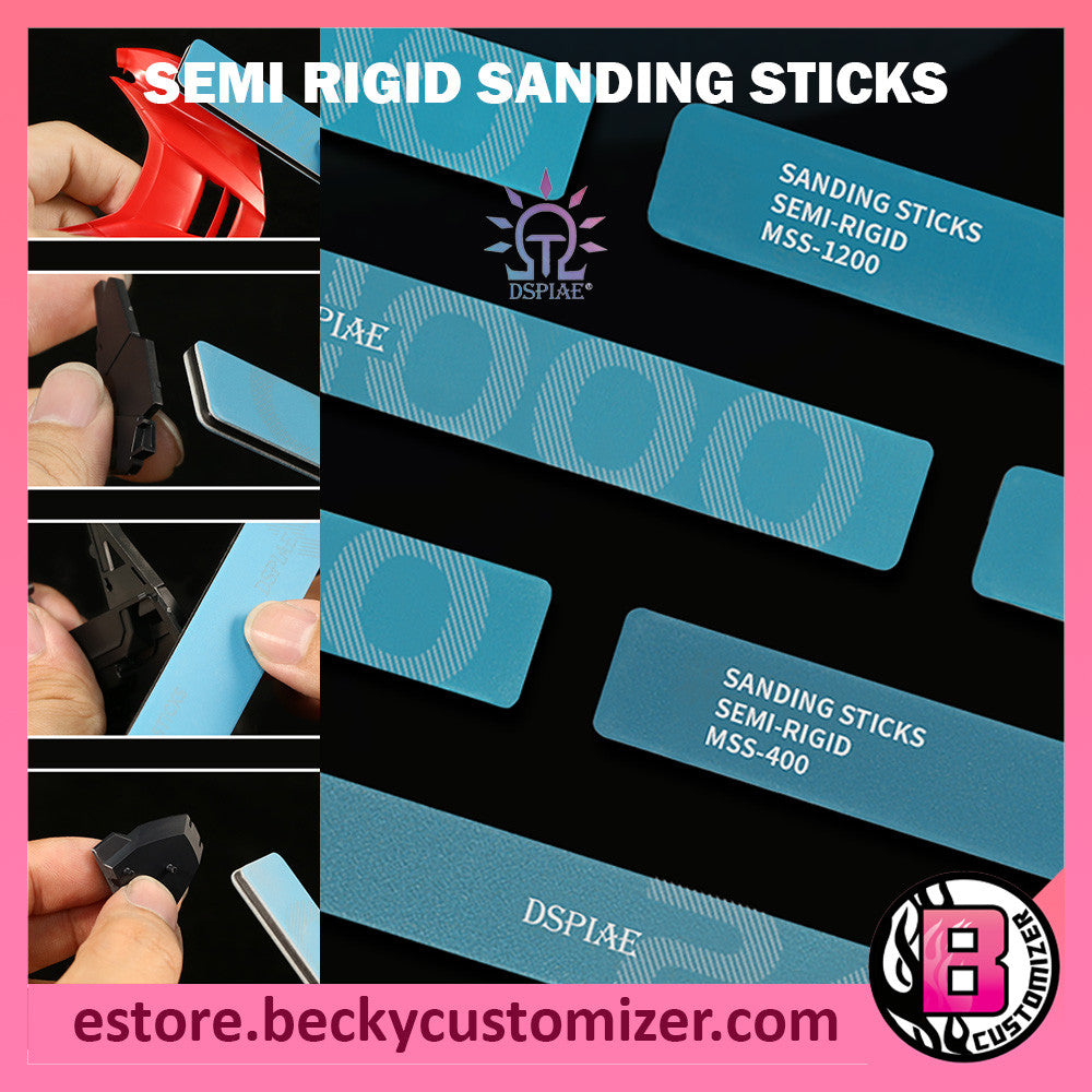 DSPIAE Semi Rigid sanding sticks (3pcs)