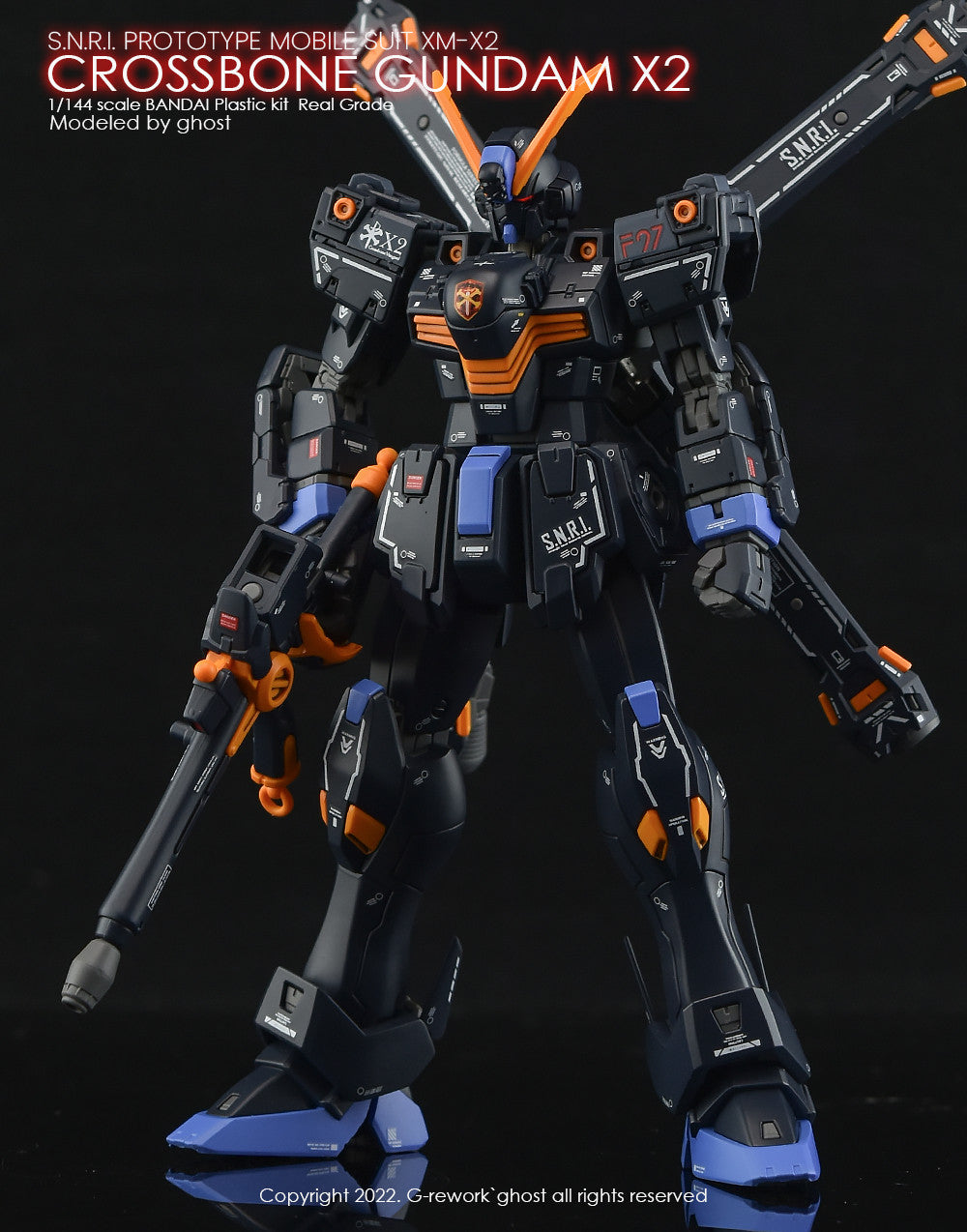 G-Rework [RG] Crossbone Gundam X2 water slide decal