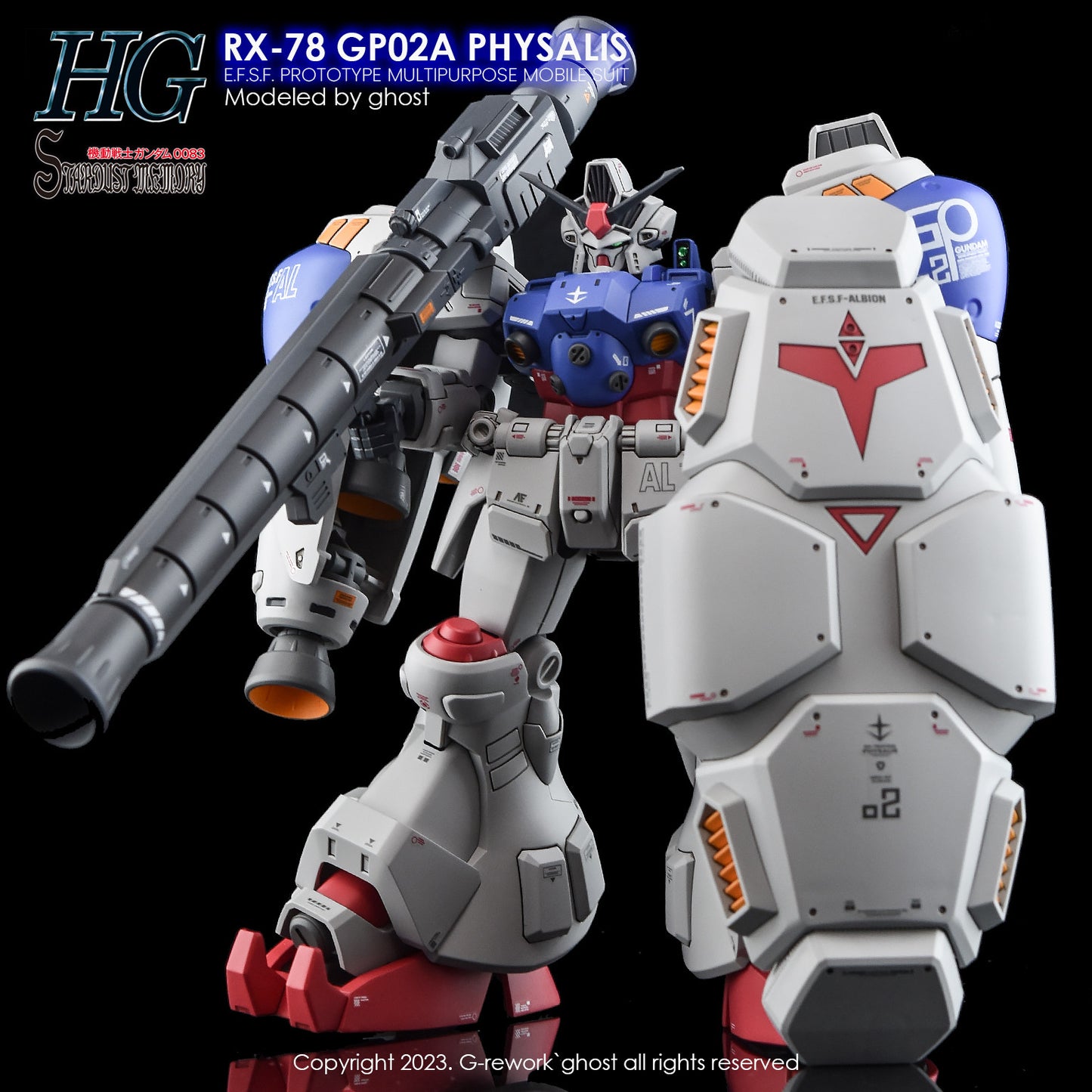 G-Rework [HG] RX-78 GP02A PHYSALIS (water slide decal)