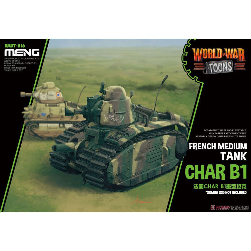 Meng WWT-016 French Heavy Tank Char B1