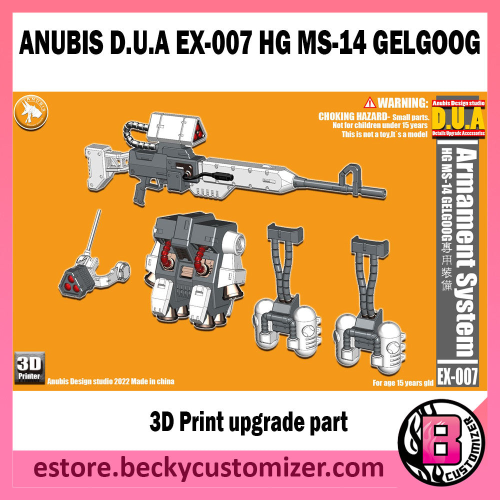 Anubis D.U.A EX-007 HG Gelgoog upgrade part