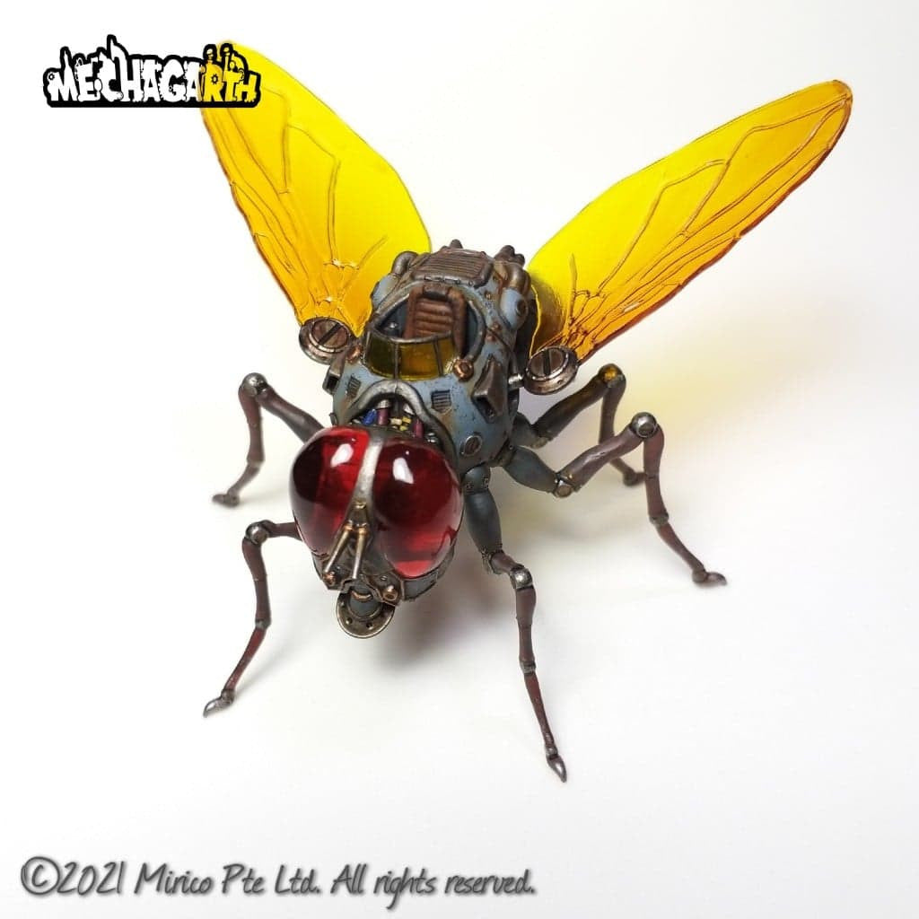 Mirico Miniature Plauge Doctor and Mecha Fly (resin figure)