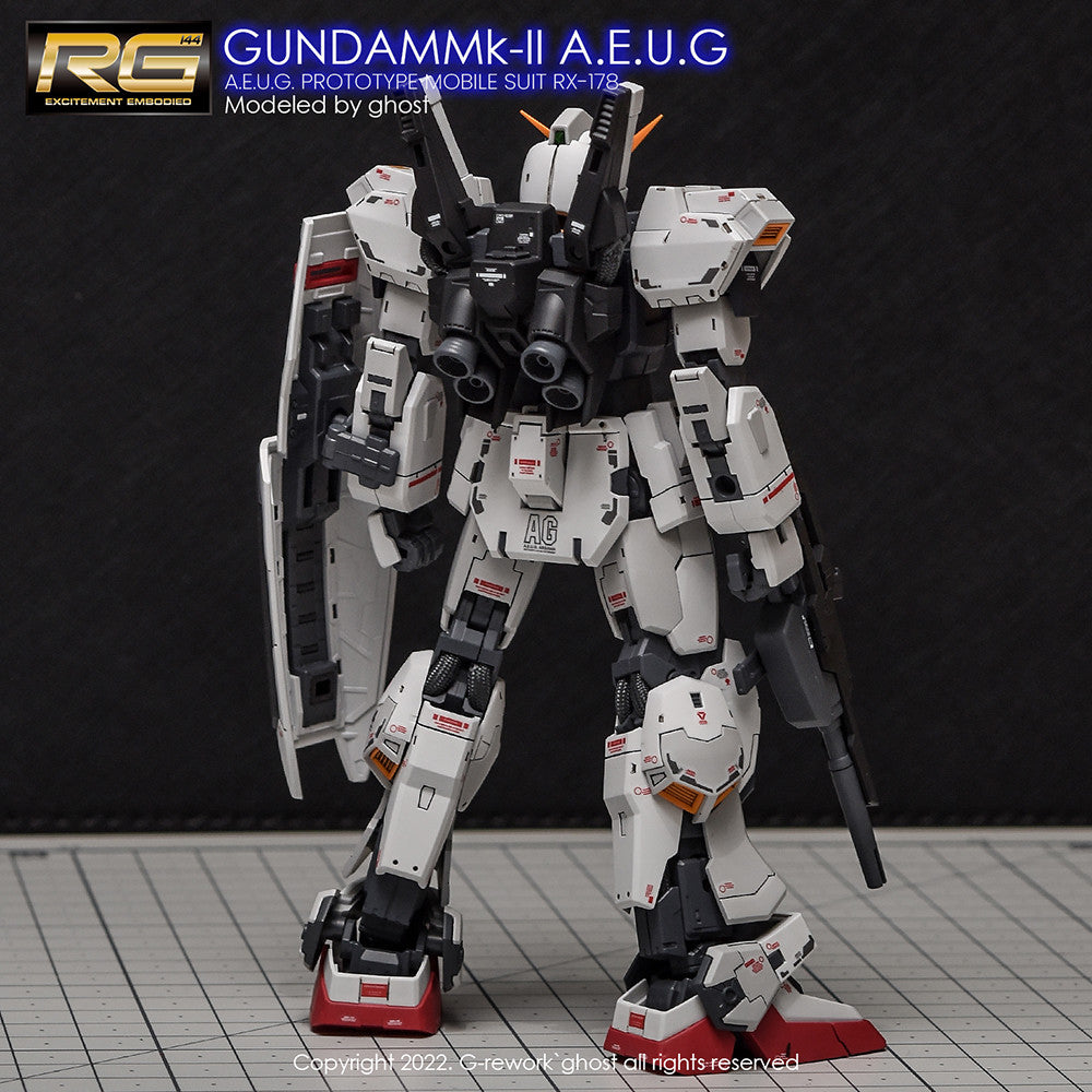 G-Rework [RG] RX-178 MK-II GUNDAM [AEUG] (water decal)