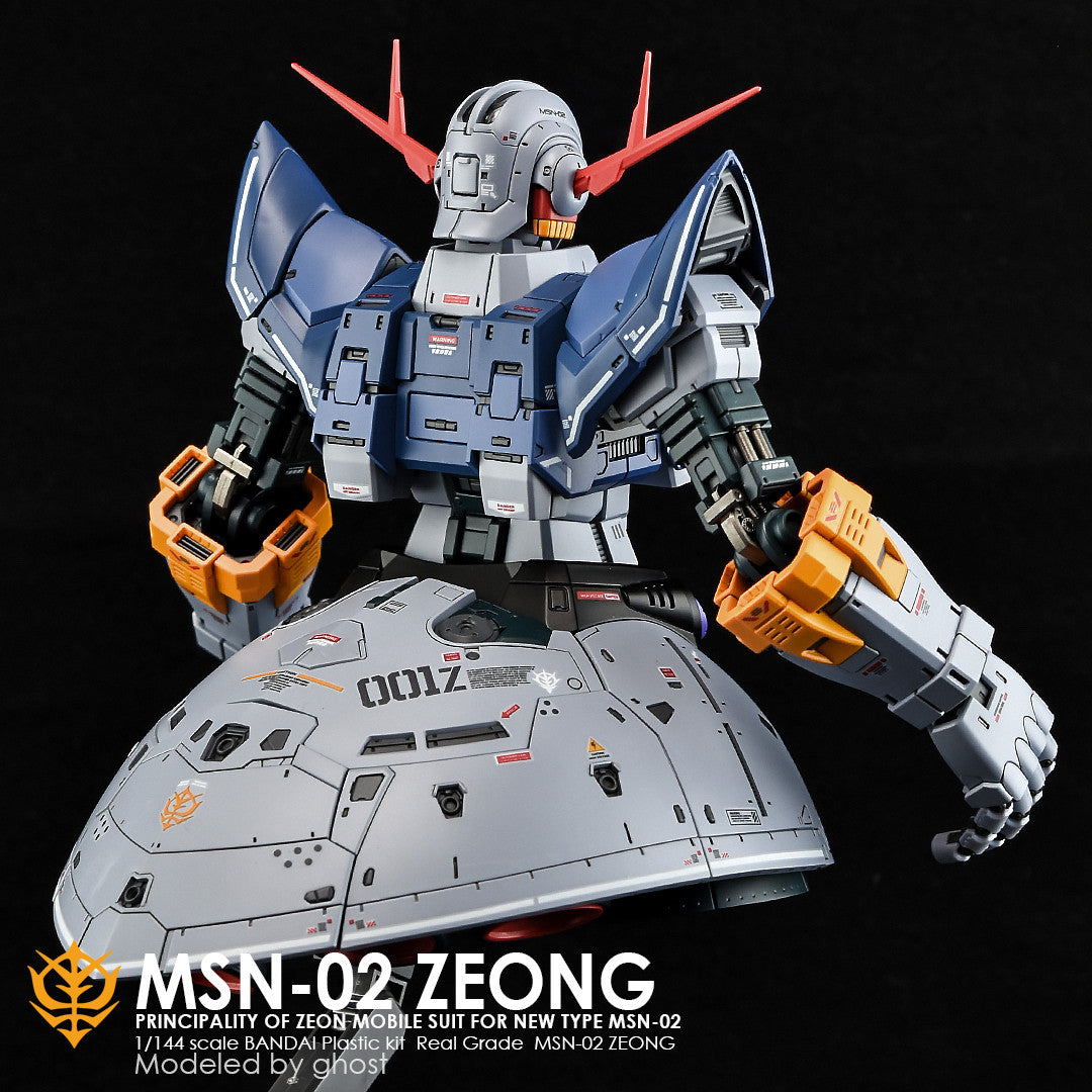 G-Rework [RG] MSN-02 Zeong (custom decal)