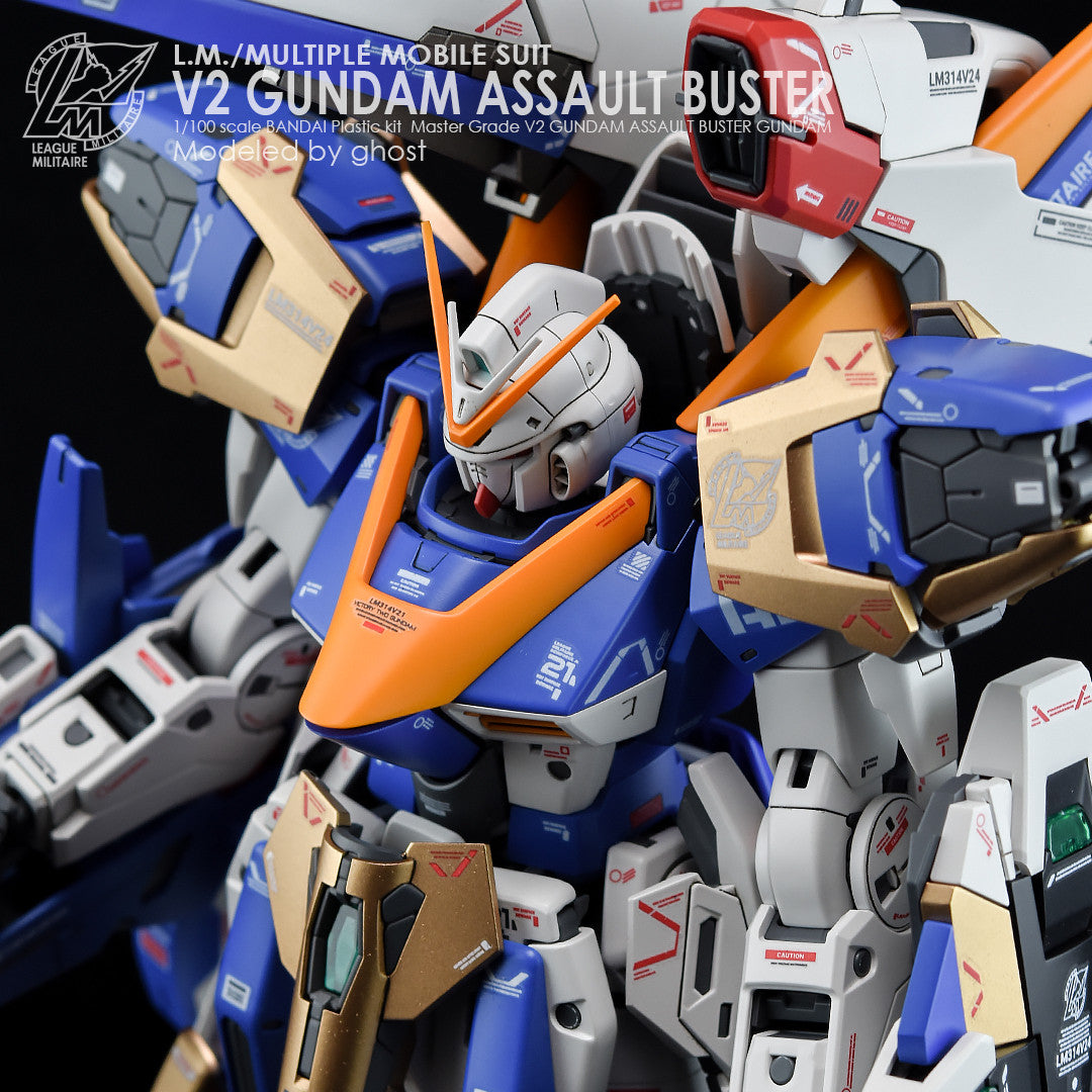 G-REWORK [MG] Victory 2 Gundam / Assault Buster (custom Decal)