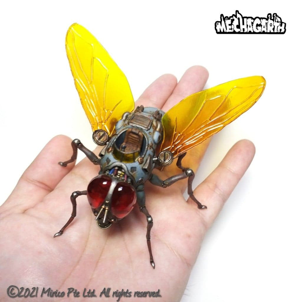 Mirico Miniature Plauge Doctor and Mecha Fly (resin figure)