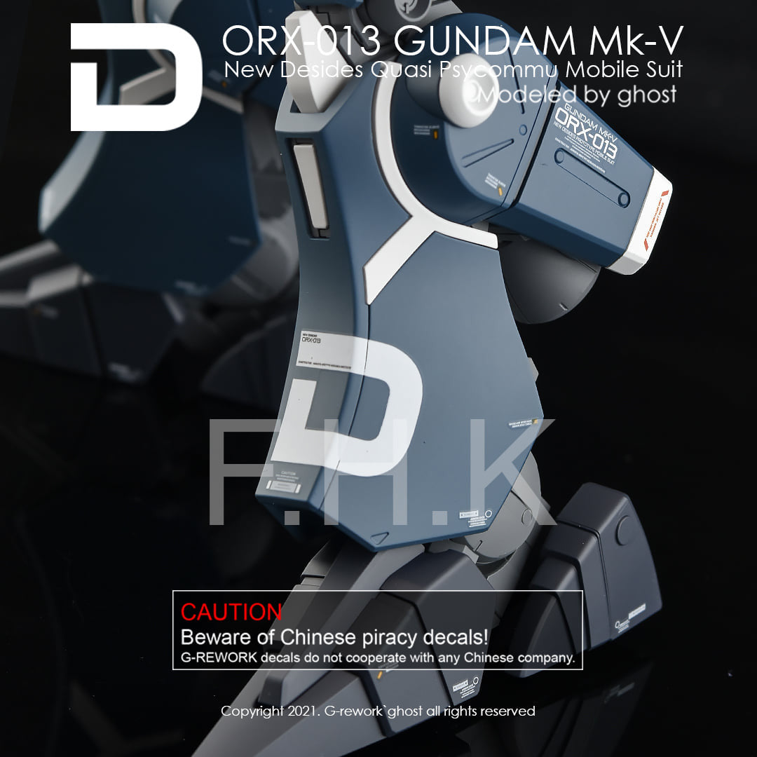 G-Rework [MG] GUNDAM MK-V custom decal