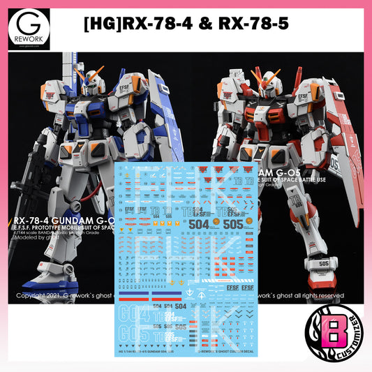 G-Rework [HG] RX-78-04 & RX-78-05
