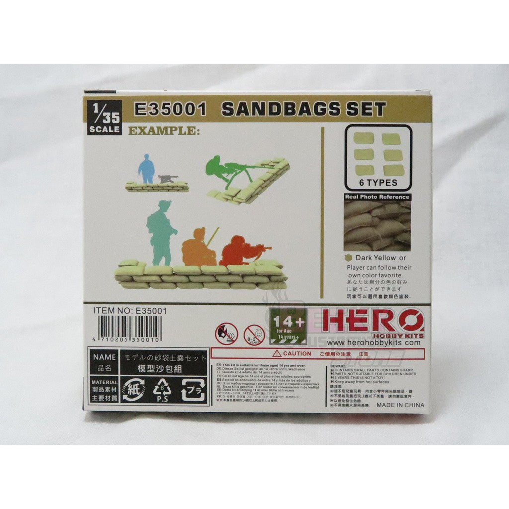 E35001 Hero 1/35 Sandbag set
